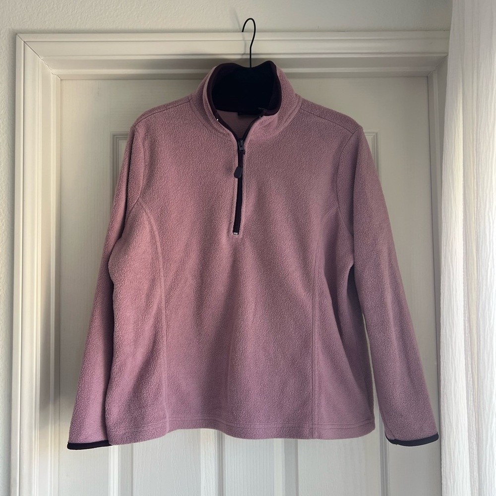 St. John's Bay Quarter-Zip Fleece Pullover